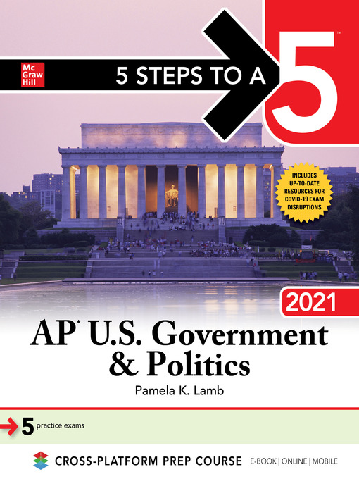 Title details for 5 Steps to a 5: AP U.S. Government & Politics 2021 by Pamela K. Lamb - Available